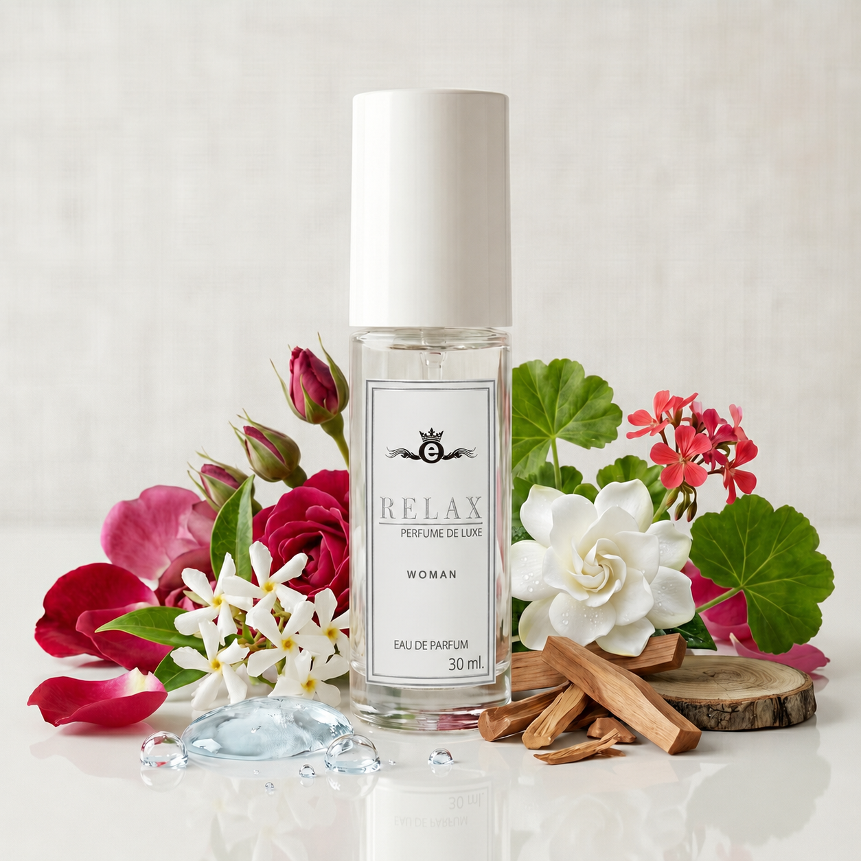 RELAX 30ML 4124 ženski parfem u ambijentu inspirisan White Musk / Moschus